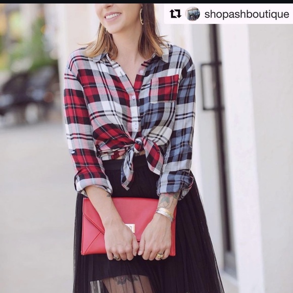 Nice Red Marsi Bond Small Ava Envelope Designer Shoulder Bag Clutch Purse MINTY - Picture 10 of 10